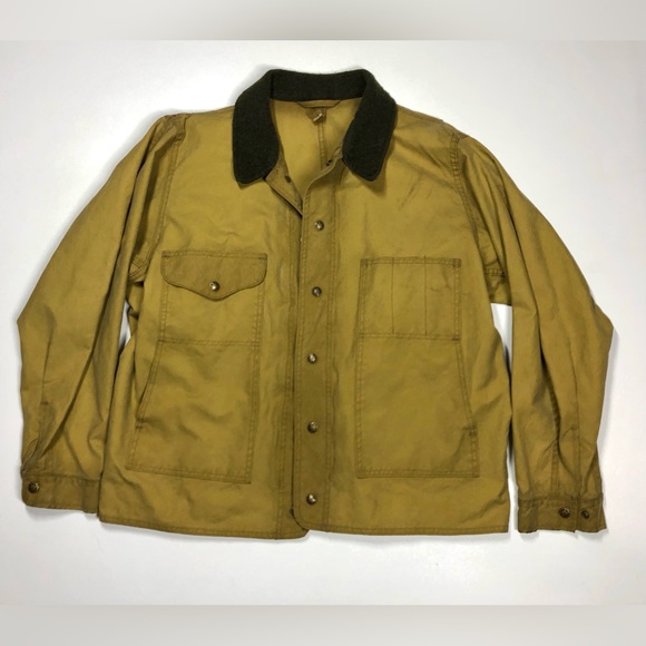 Filson Jackets & Coats Filson Tin Cloth Jacket Coat Us Made Dark